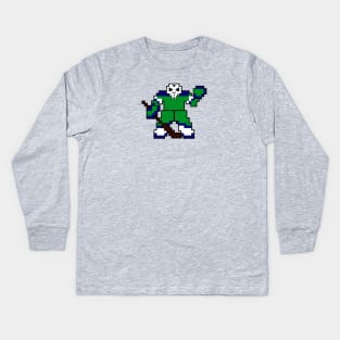 Hartford Whalers Goalie Kids Long Sleeve T-Shirt